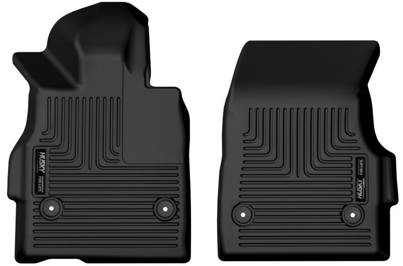 Chevrolet Corvette Floor Mats - Front - Husky Liners - WeatherBeater - Black - `20-`24 Chevrolet Corvette Floor Mats - Front - Husky Liners - WeatherBeater - Black - `20-`24